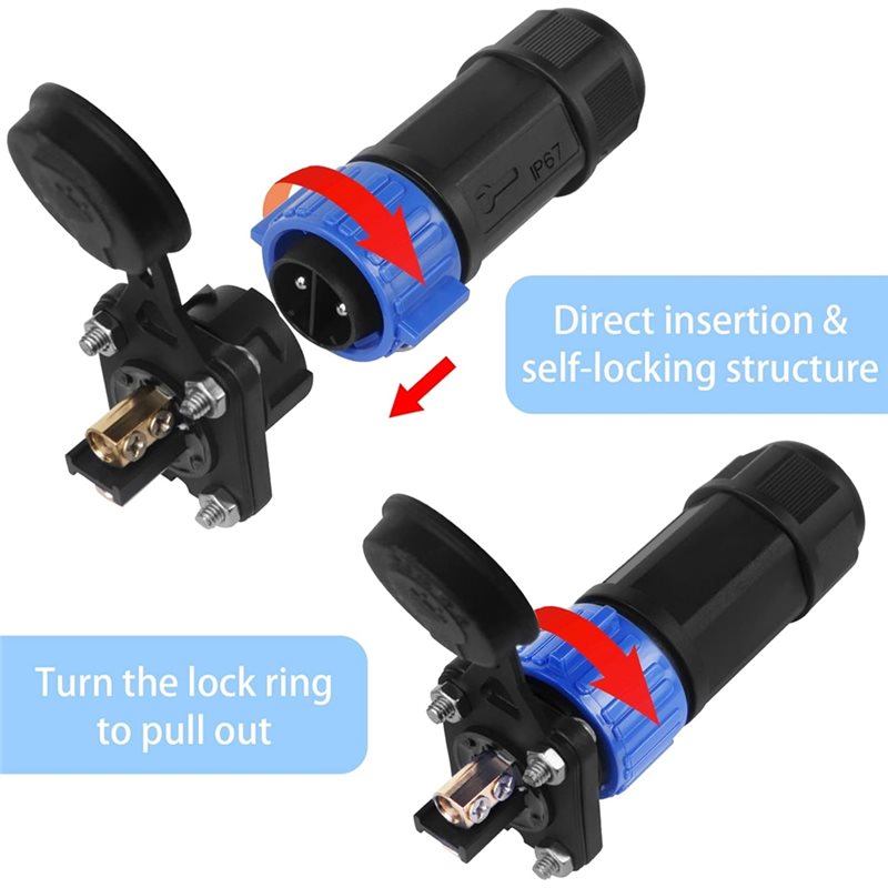 Trolling Motor Plug 2 Pack 12V - огляд і ціна Fishing Boat Trolling Motor